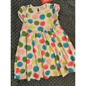 NWT Gymboree Flower Garden Easter Watercolor Polka Dot Swing Dress Size 5